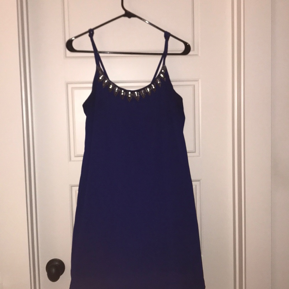 Dress with bead detail